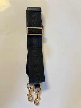 The Marc Jacobs Black Adjustable Webbing Shoulder Strap for Women Bags